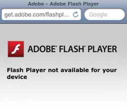 iPhone Flash Error
